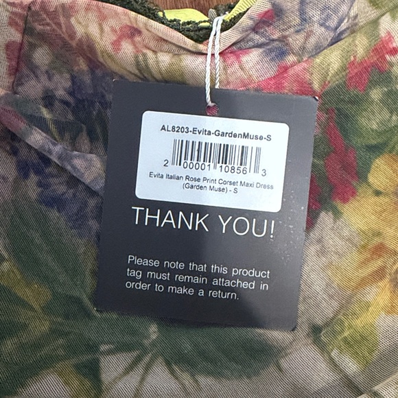 Aliava (formerly Alieva) Evita Floral and Lace Midi Dress - Picture 8 of 11